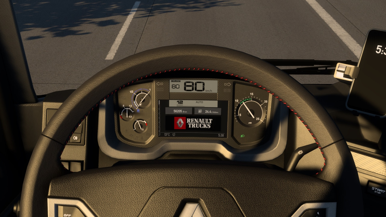 Renault Range T Improved Dashboard