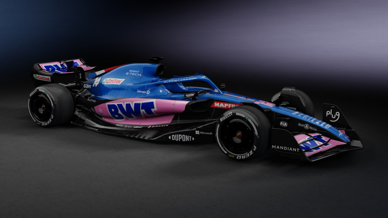 VRC Formula Alpha 2022 Alpine A522 Livery