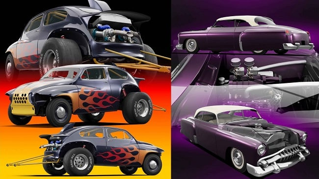 Vintage Custom Parts&Livery Pack