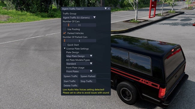 Agent's Simplified Realistic Traffic Mod