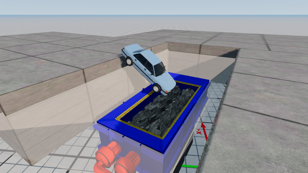 car crusher map, Fixed