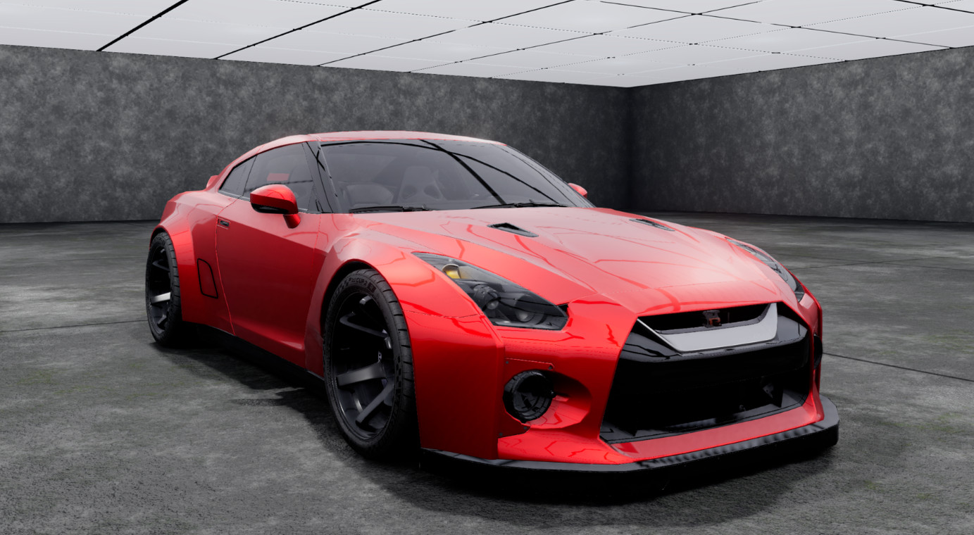آپدیت مود ماشین نیسان GTR R35 بازی BeamNG ورژن 0.37