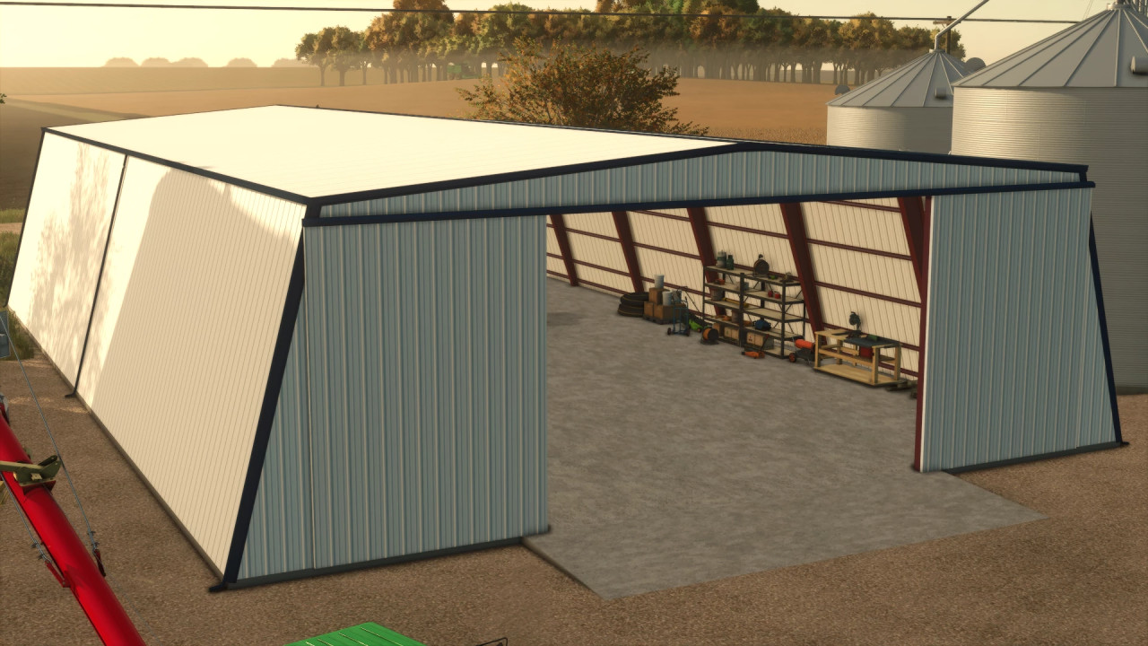 FS25 Metal Frame Shed
