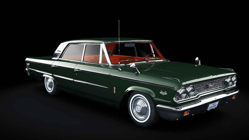 Ford Galaxie 500 4-door (LHD) 1963