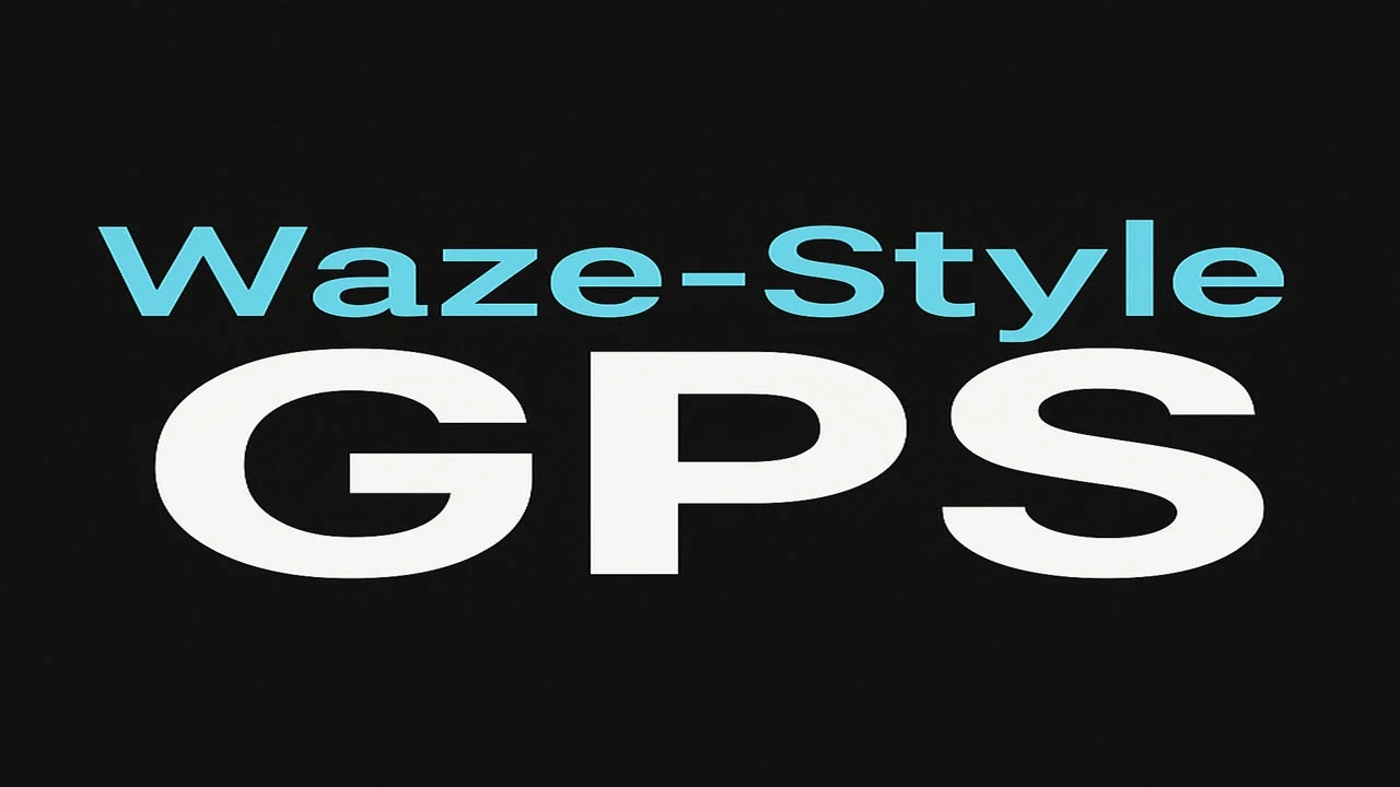 Waze Style GPS Navigation Colors – Realistic Dark Mode v2.4
