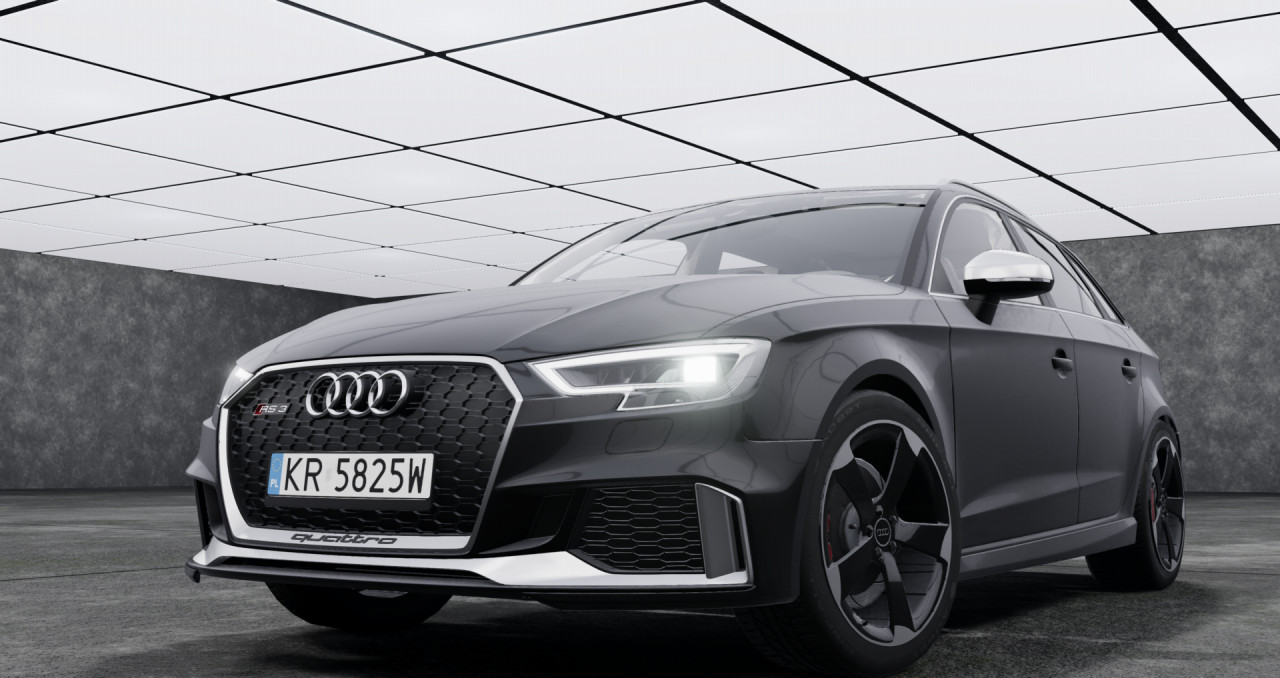 2017-2020 Audi RS3/S3/A3 BeamNG Mod
