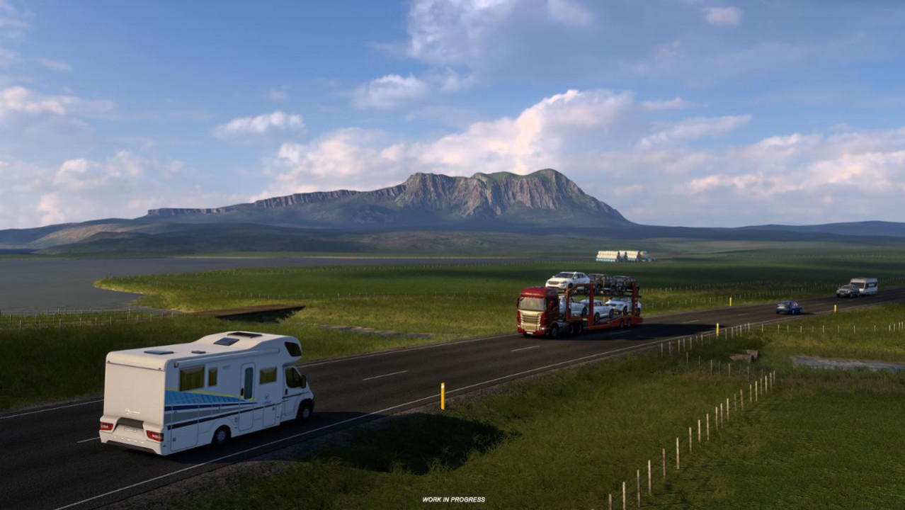 Iceland's Ring Road in ETS2: the main adventure of the new Iceland DLC