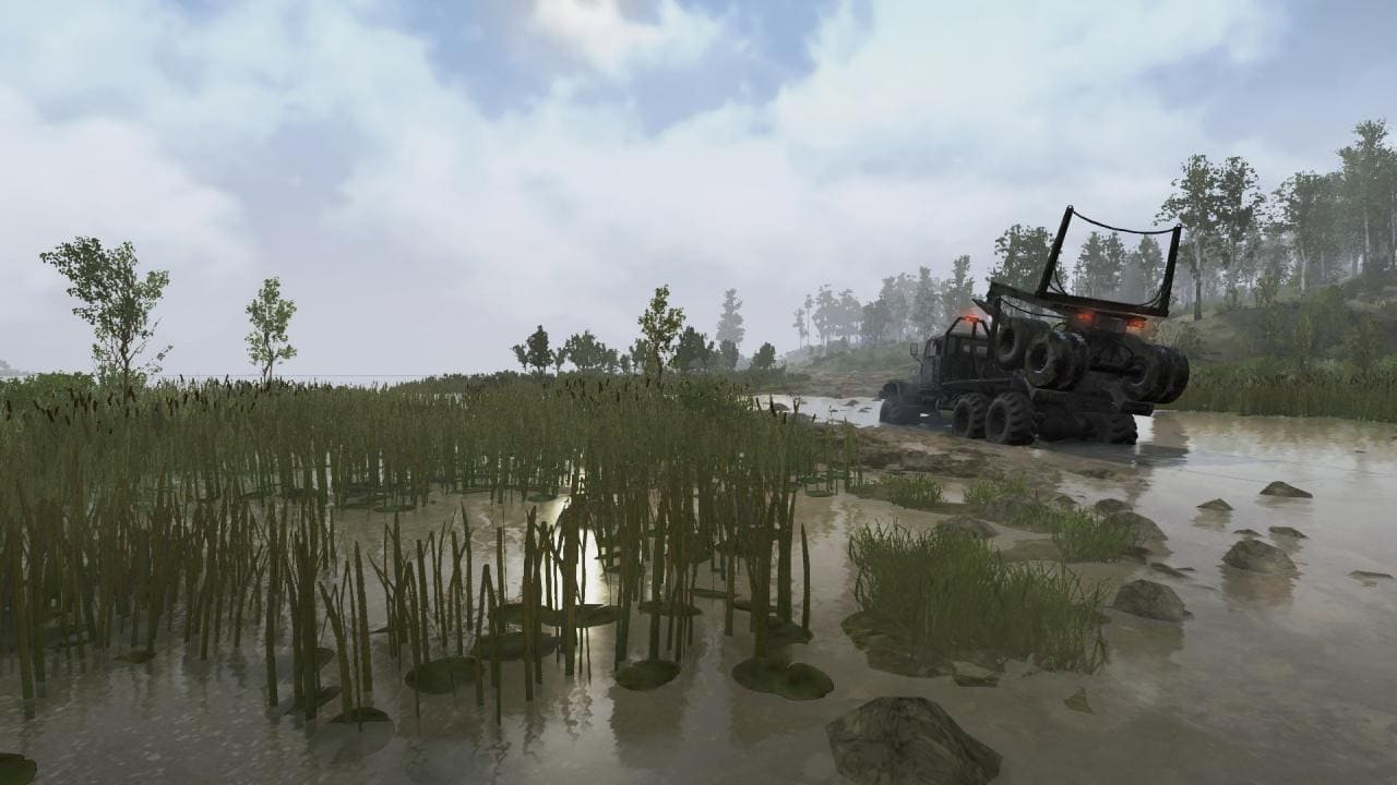 Beyond the lake