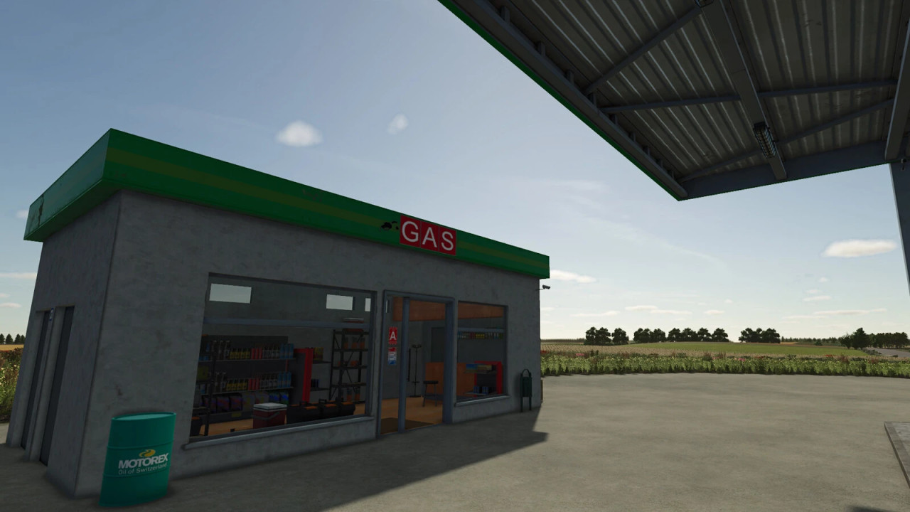 Placeable Gas Station