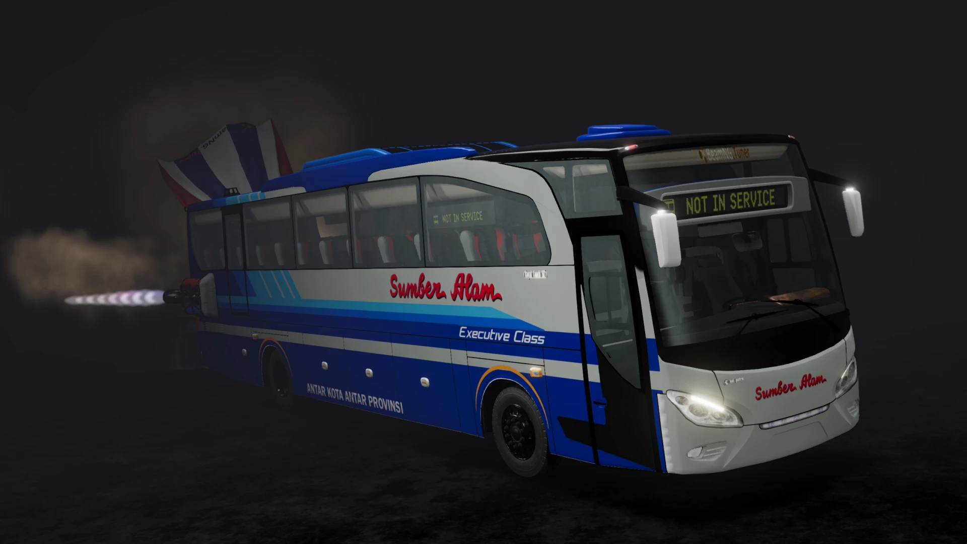 2013 Bus Hino RN285 Jetbus HD Adi Putro [PAID] 1.5 - BeamNG.drive