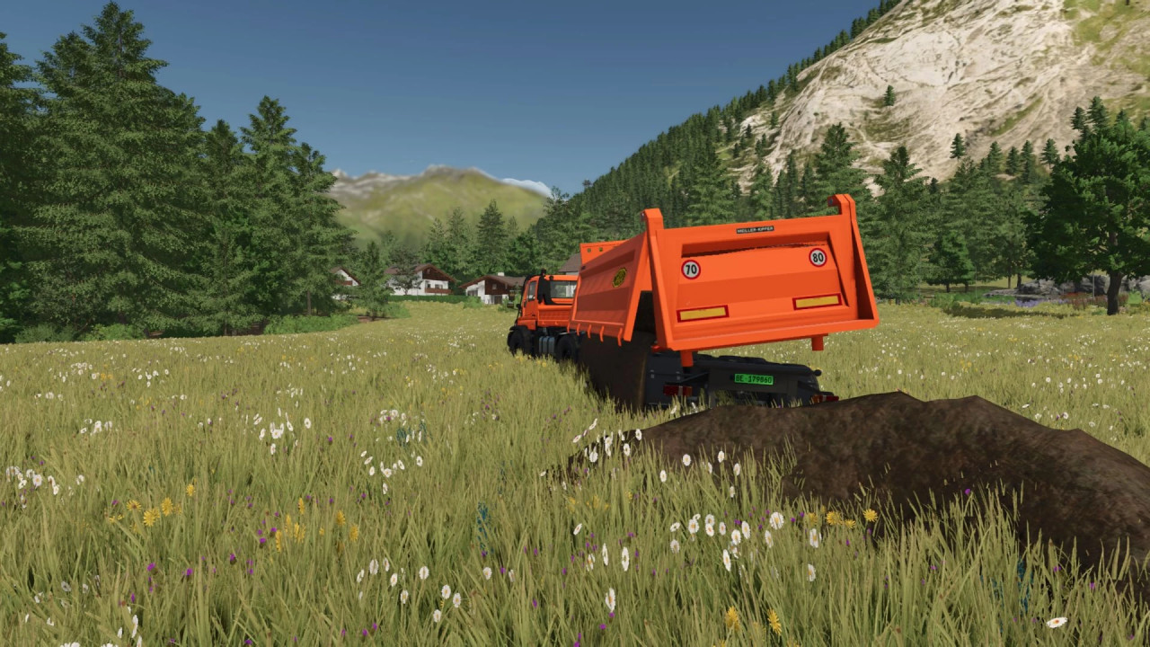 Meiller tandem tipper