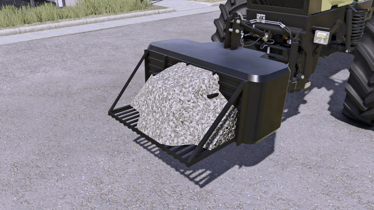 Lizard 1050 KG front and rear weight