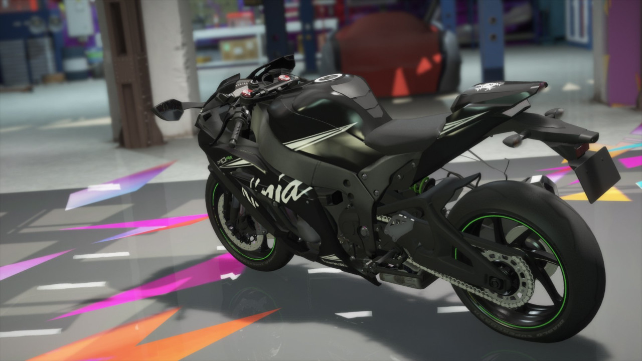 Kawasaki ZX10R Motorcycle Enhanced