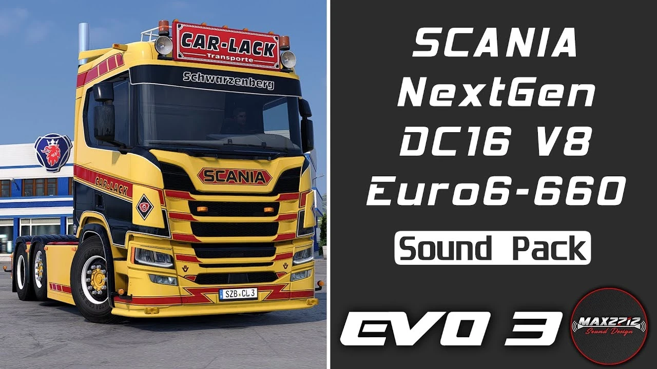 Scania NextGen 660 DC16 V8 Sound Pack 2022