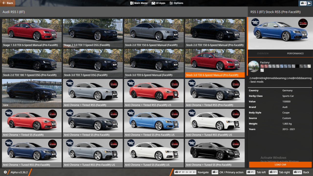 Audi RS5&S5 (8T) 2.0 TFSI (fix) edit