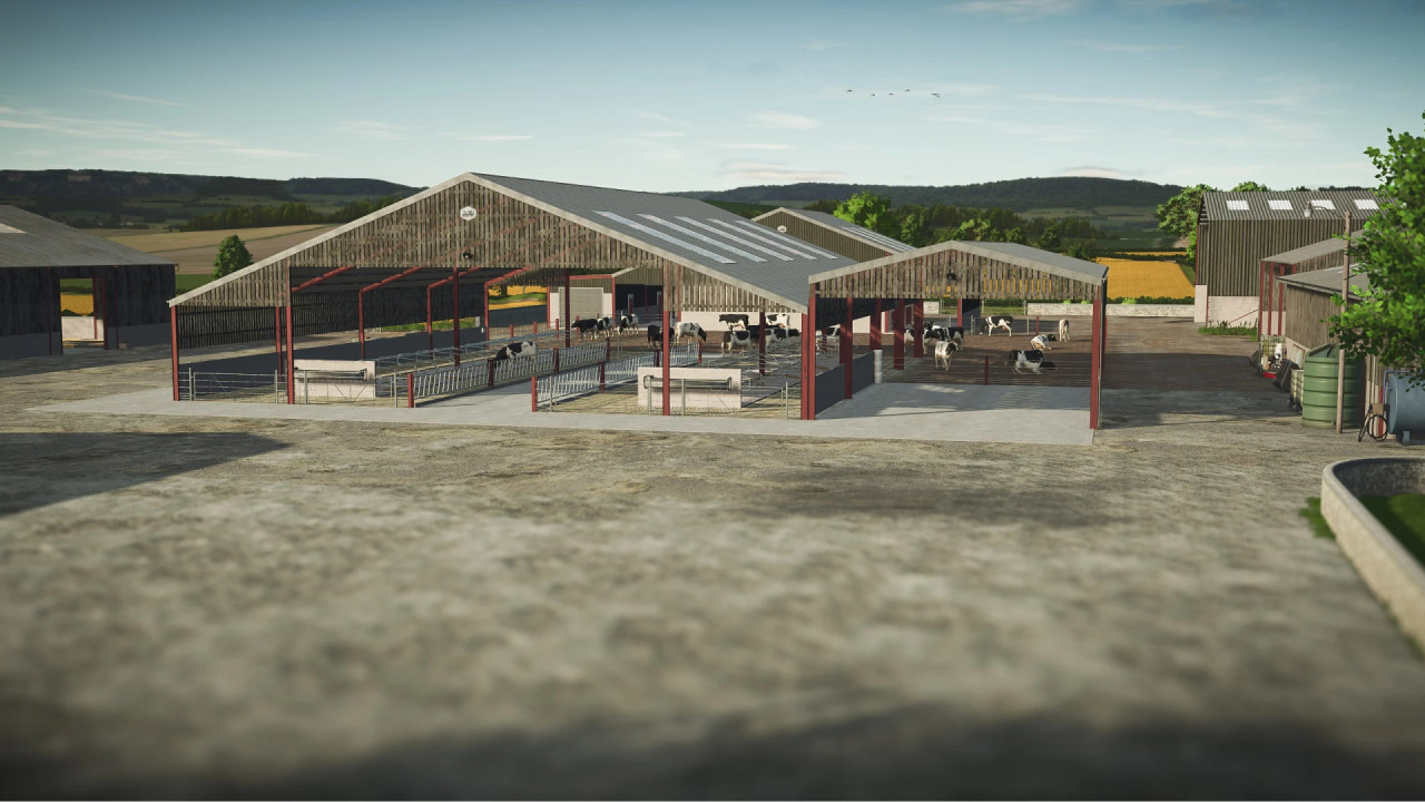 FS25 UK Dairy Barn