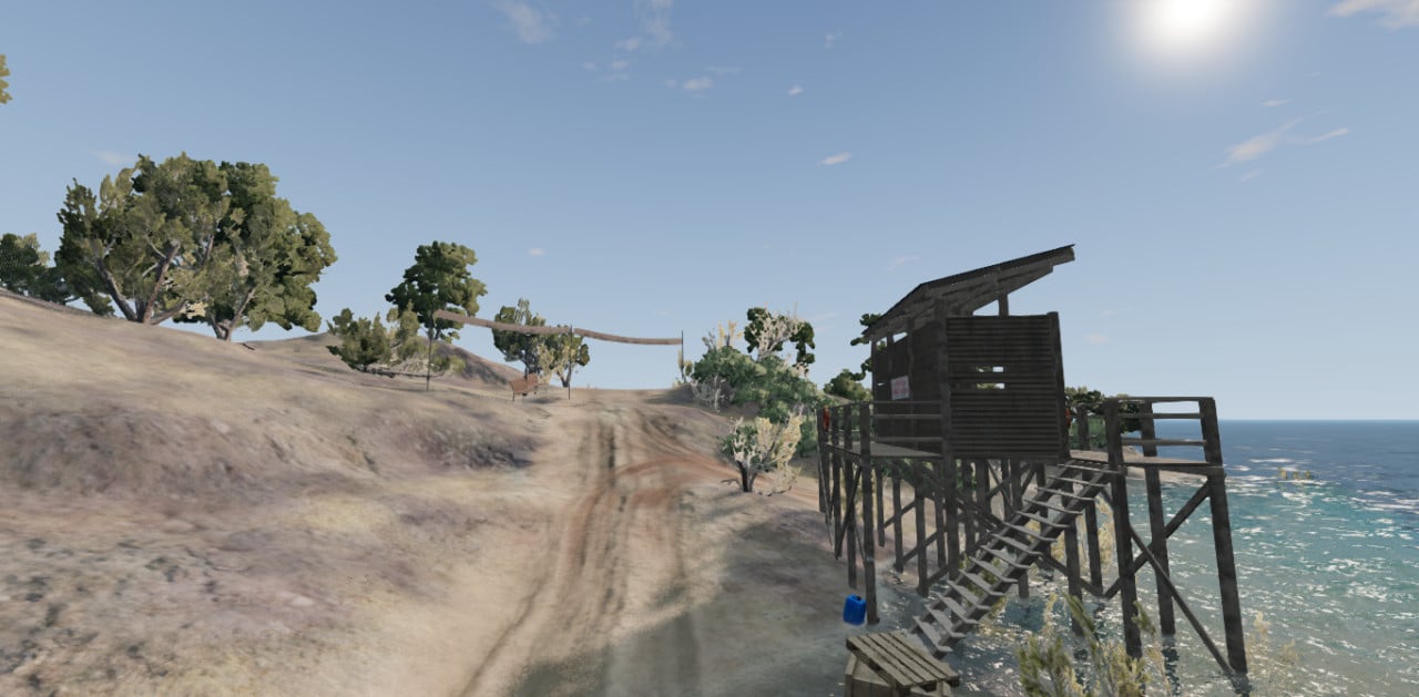 Tiny USA Island