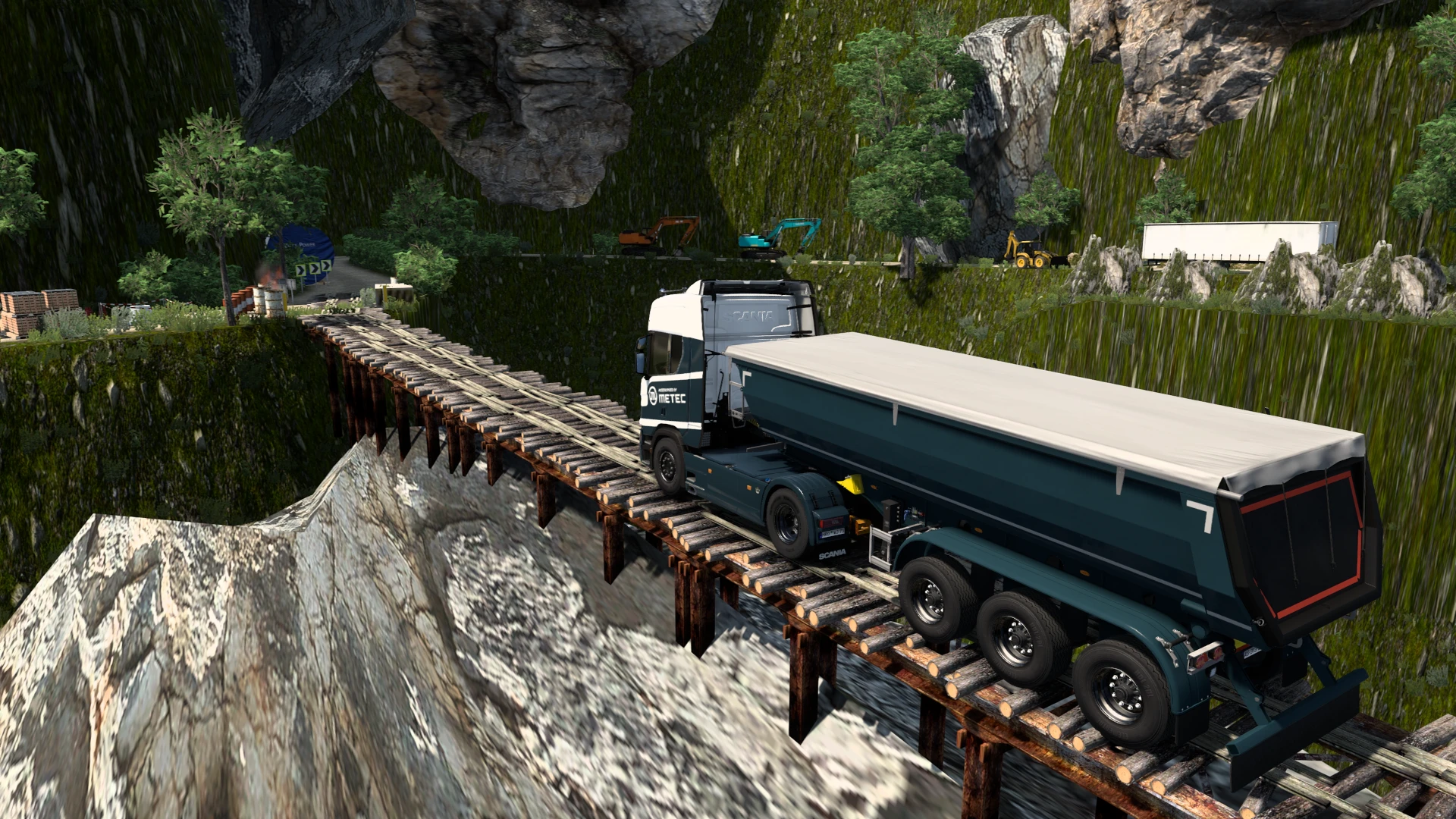 Rota Factor Map Dangerous Road v1.22 - ETS 2