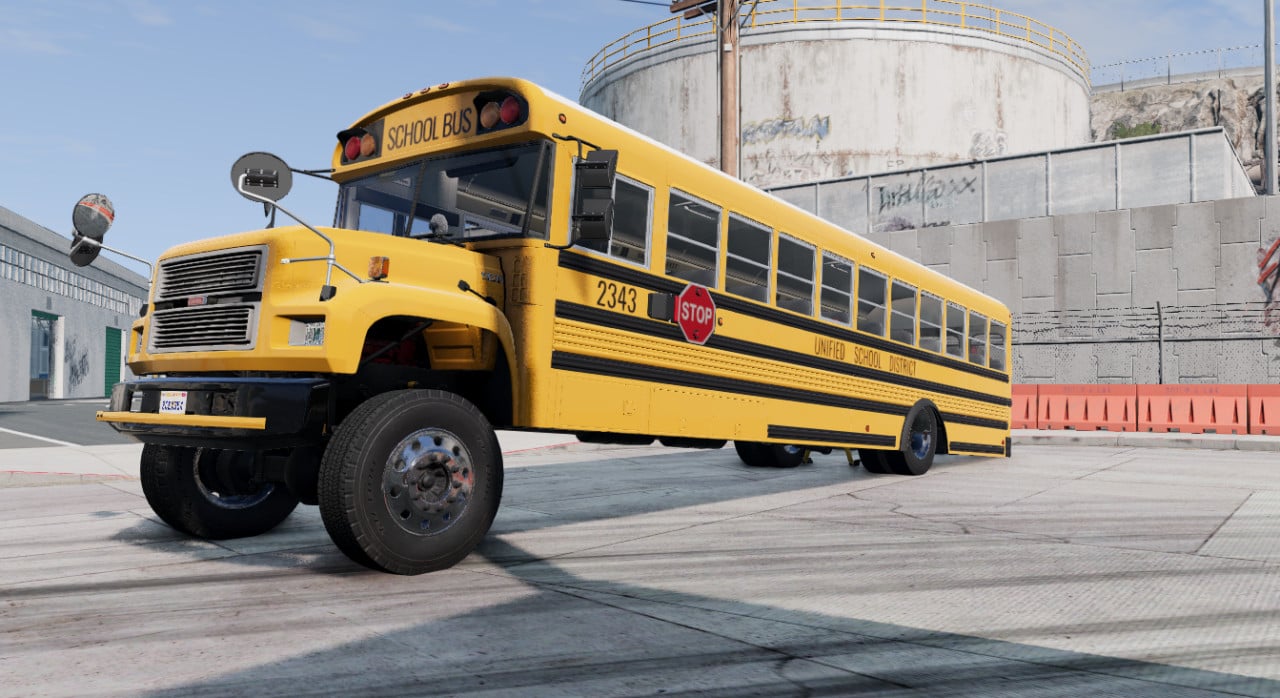 Bad Squatted MD SERIES School Bus