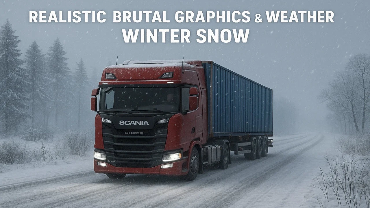 Realistic Brutal Graphics & Weather Winter Snow