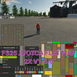 FS25 Juotca Flat Map 2X 1.5