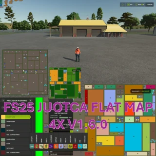 FS25 Juotca Flat Map 4X 1.6
