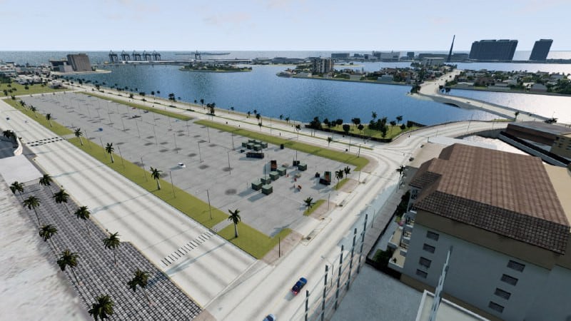 Miami City Real World Map