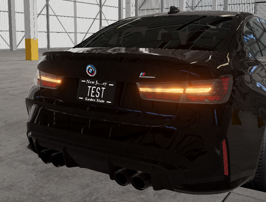 Blackout New Jersey License Plate