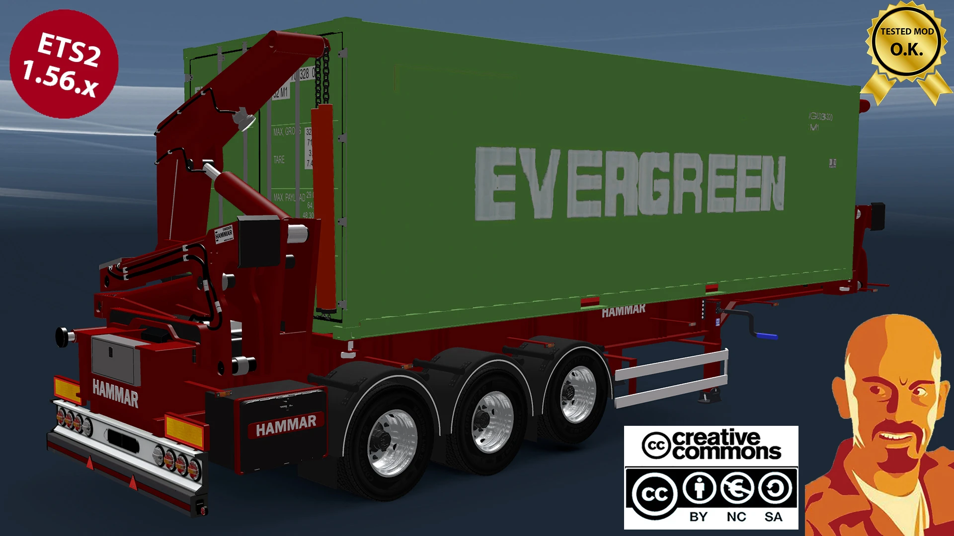 HAMMAR BOXLOADER TRAILERS v1.0 ETS2 1.54-1.56.x 1.0
