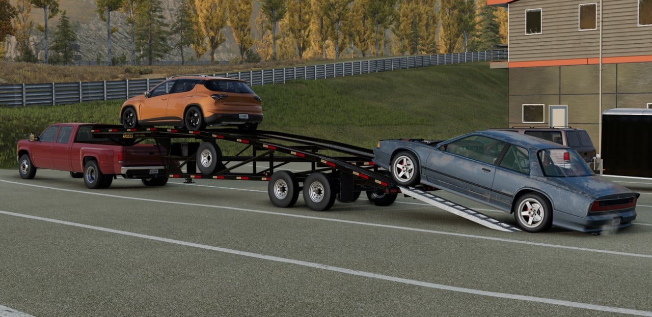 Grant Gooseneck Wedge Car Trailer