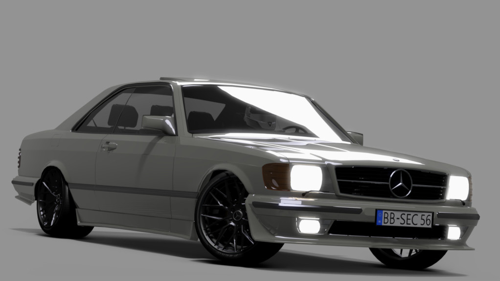 Mercedes-Benz 560SEC AMG 6.0 V8