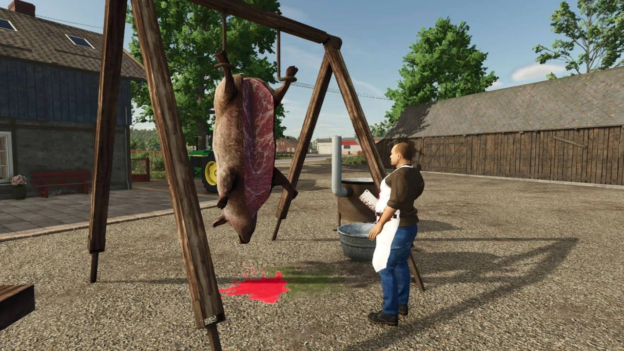 Pig slaughter decoration
