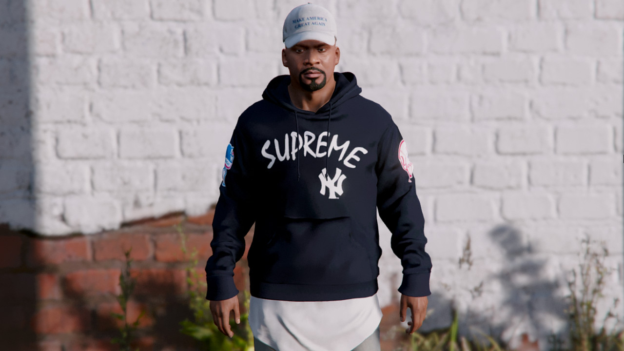 Supreme x NY Yankee's - Pullover hoodie