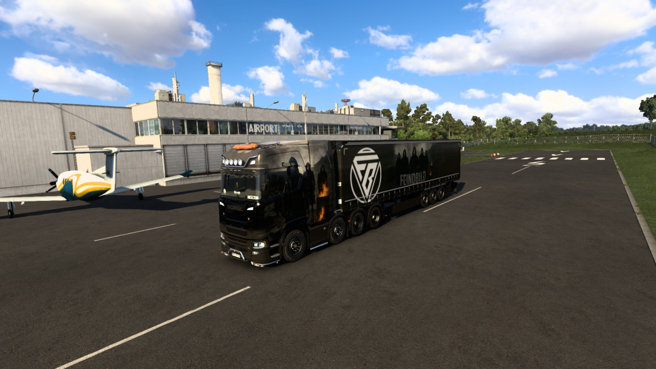 Skin for Scania S 8x4 und Kone Profi Liner