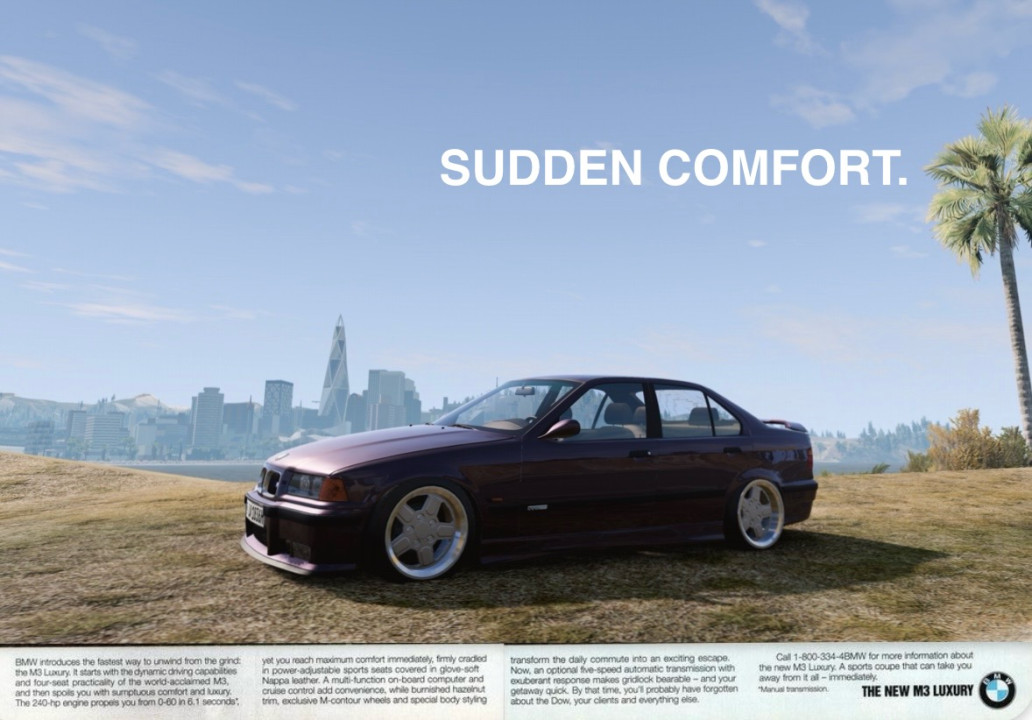 BMW E36 1990-2000 WITH FRONT SPOILER