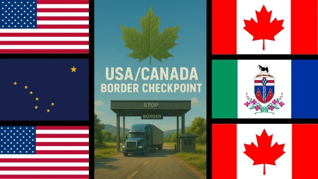 Alaska To Yukon Northern Border Checkpoint