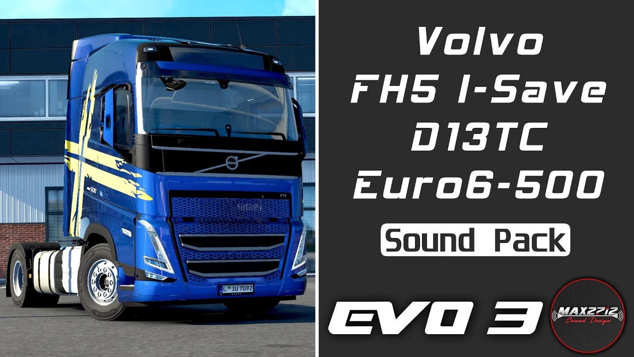 Volvo FH5 I-Save 500 D13TC Sound Pack EVO 3 2023