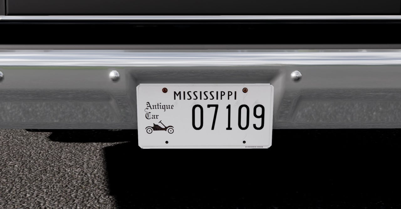 Mississippi Antique License Plate
