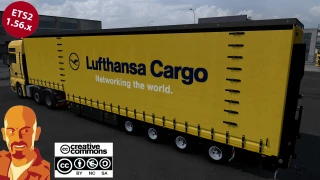KRONE JUMBO CURTAINSIDE TRAILER v2.0 ETS2 1.54-1.56.x 2.0 thumbnail 3