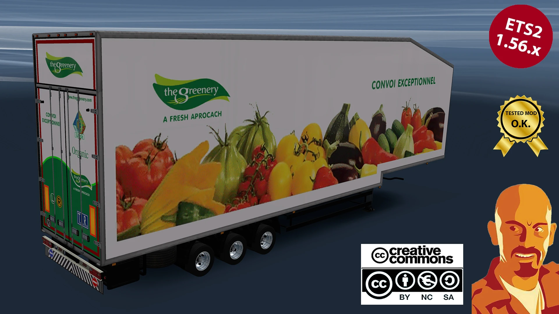 KRONE DOUBLEDECK REEFER TRAILER v2.0 ETS2 1.54-1.56.x 2.0