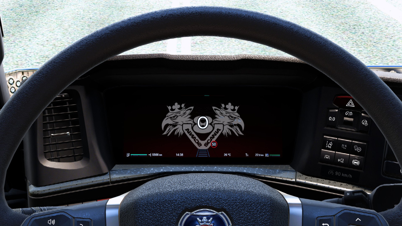 Scania 2025 V8 counter