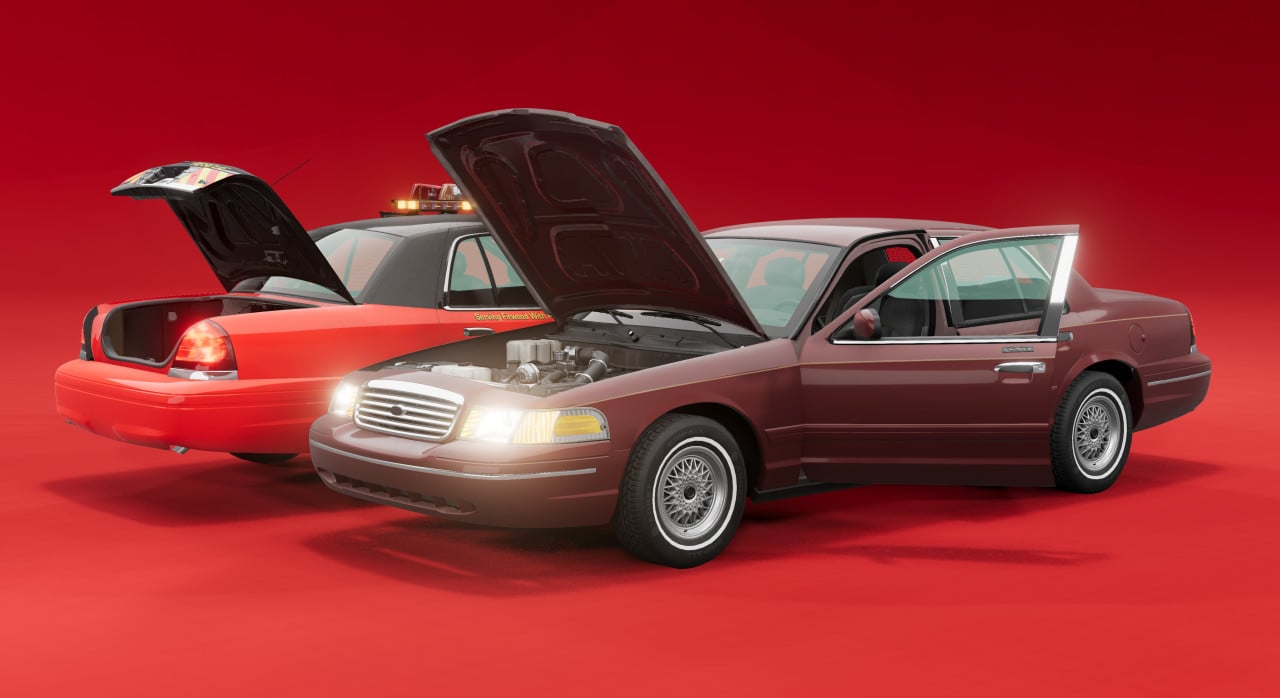 Ford Crown Victoria + Saudi police cars
