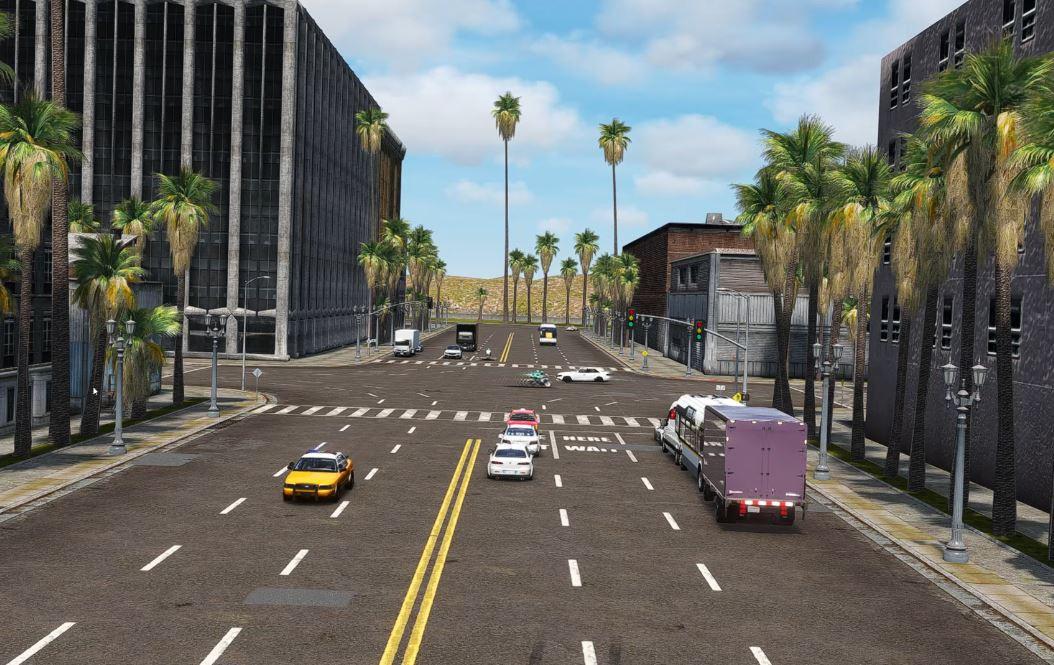 2REAL - LA Blocks (BugX) Realistic Traffic Simulation