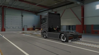 Scania S Holland Style black grey and white skin v1.0 thumbnail 10
