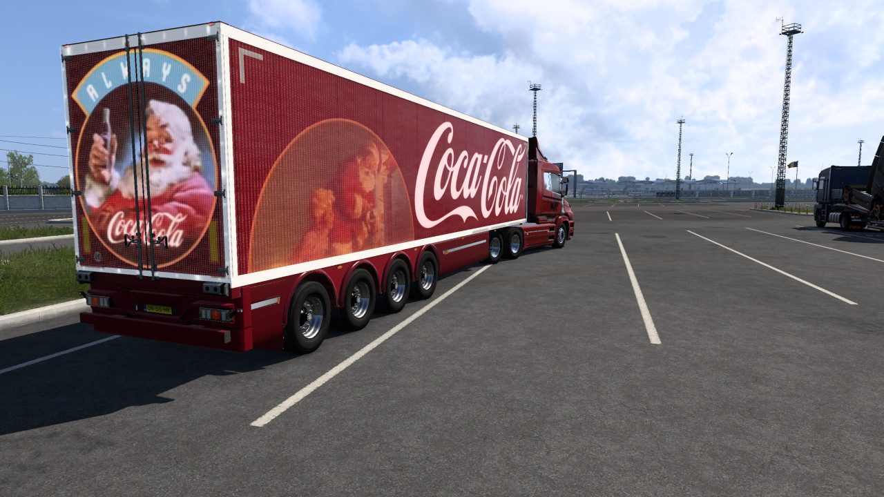 Christmas Coca Cola Trailer