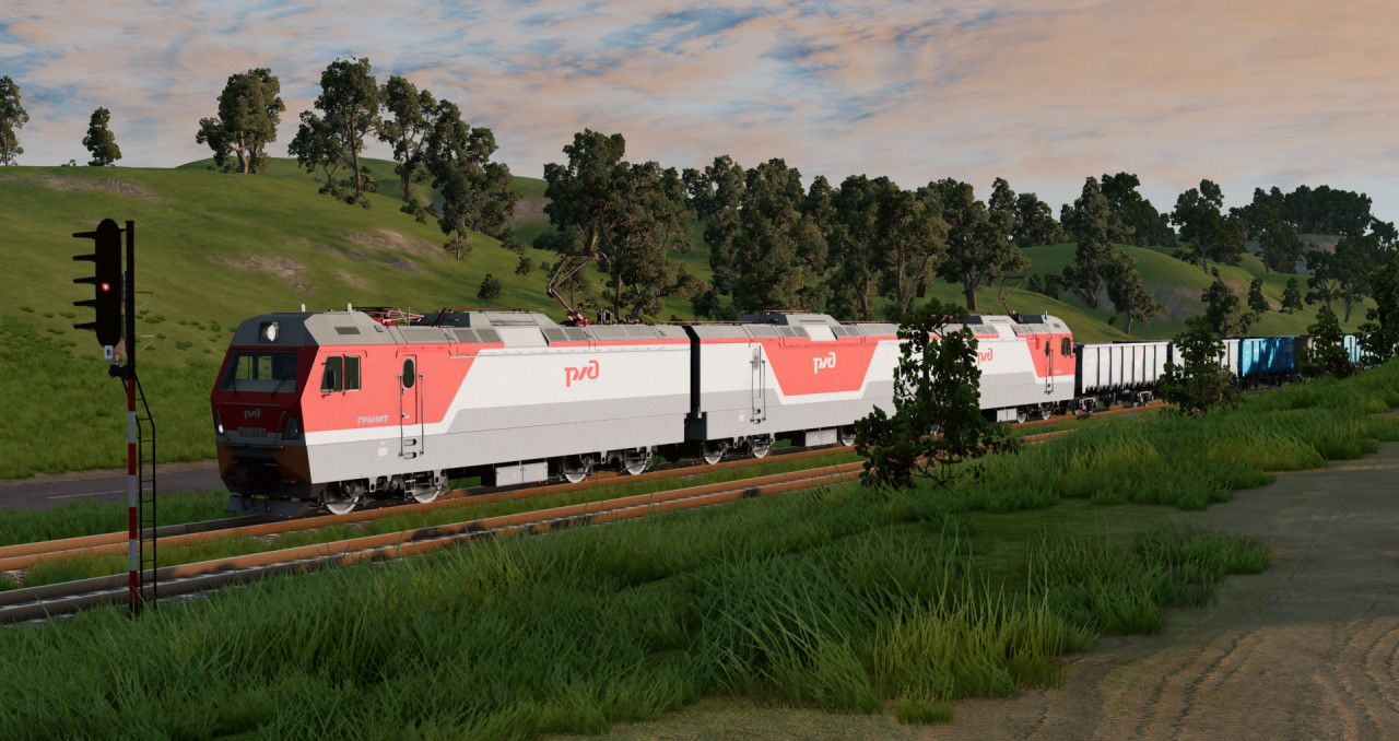 2ES10 Russian Train