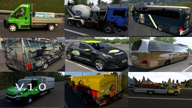 AITraffic Vehicle Paint-Job Pack v1.0