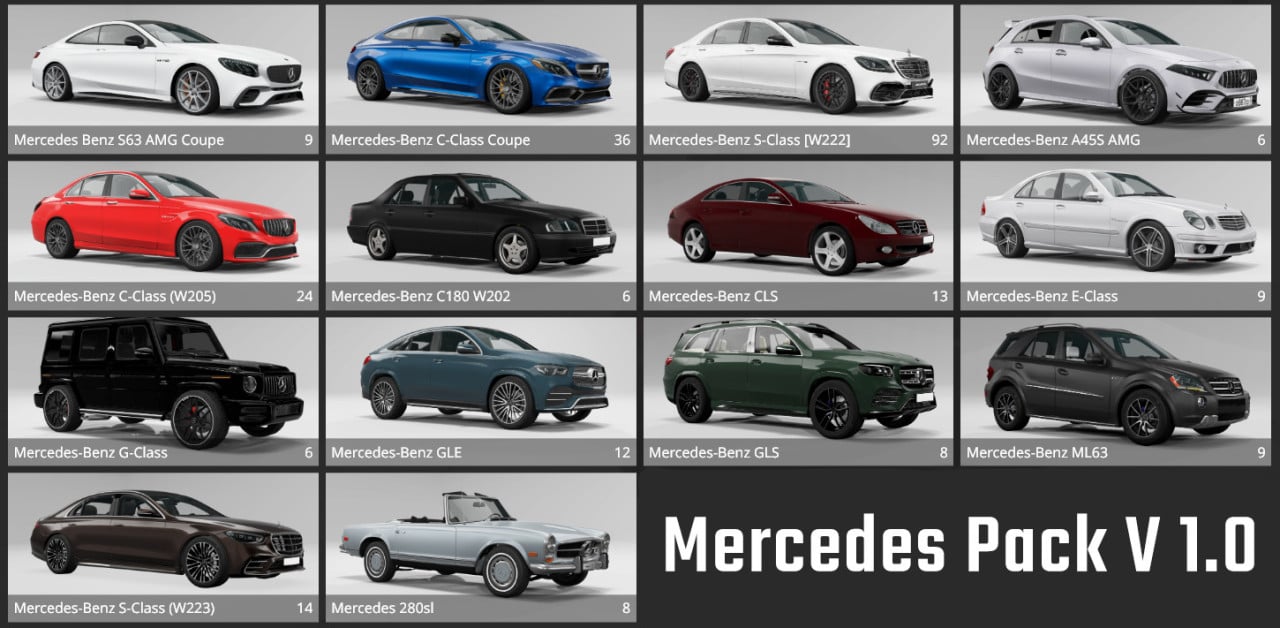 Mercedes-Benz Car Pack