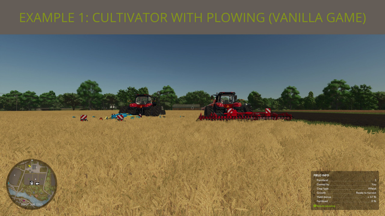 Mulch And Plow State Handler