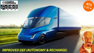 TESLA SEMITRUCK 2019 v2.0 ATS 1.57.x IMPROVED DEF 2.0 thumbnail 7
